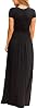 Vestido maxi casual de verano para mujer, manga corta, suelto, cómodo, largo, con bolsillos 8