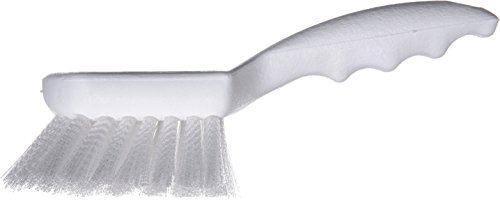 Image of SPARTA 4054200 Nylon Dish Scrub Brush, Utility Brush, Cleaning Brush With Hanging Hole For Kitchen, Restaurant, Home , 8 Inches, White, (Pack of 12)
