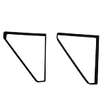 【Kohlenstoffstahlmaterial】 Es gibt zwei Optionen mit einer Dicke von 2,5 mm und einer Dicke von 5 mm. Wenn es sich nur um Dekoration handelt und das Gewicht des Artikels nicht groß ist, können Sie eine Dicke von 2,5 mm wählen. Wenn Sie mehr Gewicht tragen müssen, können Sie eine 5 mm dicke Halterung wählen.