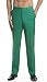 CONCITOR Men's Dress Pants Trousers Flat Front Slacks EMERALD GREEN Color 36