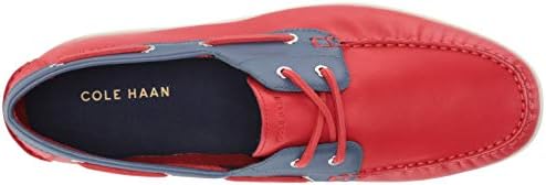 Cole Haan Mens Cornell 2 Eye Boat Shoe Loafer, Glacier Gray/Vintage Indigo , 11.5 | Image 4