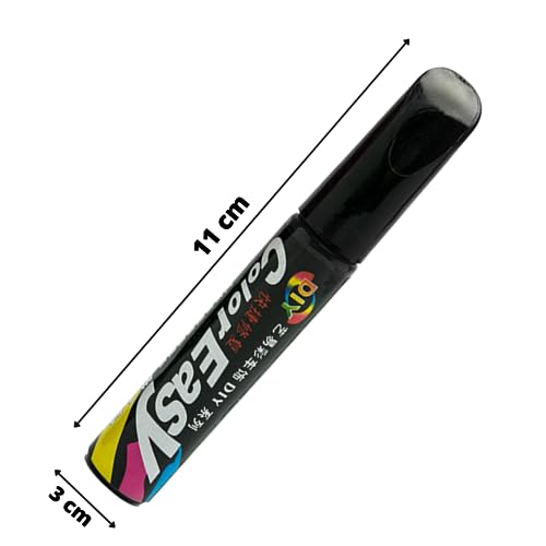 Ame Ofertas - Tinta Para Reparo Com Aplicador Automotivo Caneta Tira RiscoTop Cor Preto