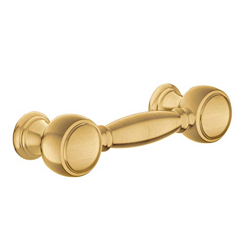 Moen YB8407BG Weymouth Cabinet or Drawer Pull on 3-inch Centers, Brushed Gold