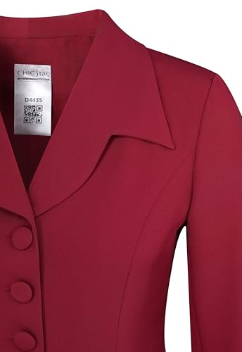 Jupe blazer 2 pièces business chic CHIC STAR idéal pour le bureau et soirées