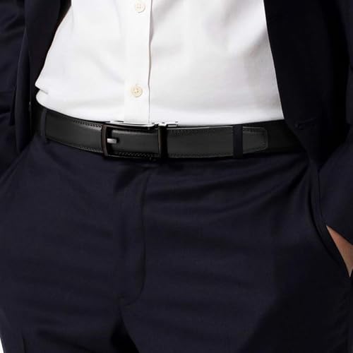 Men's Belt for Men -Duty Casual Everyday Belt for Jeans & Work Pants, Durable Scratch-Resistant Buckle。2