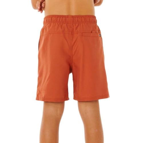 Short de bain Rip Curl Streamline Offset Volley bleu de plage pour garçon
