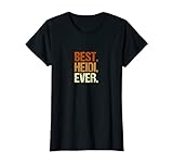 Das coole HEIDI TShirt Name Motiv kommt bei jeder Freundin, Schwester und allen Frauen gut an. Tolles Vorname Best Ever Spruch lustig Name Motiv kommt bei jeder Freundin, Schwester und allen Frauen gut an. Tolles Heidi Geschenk.