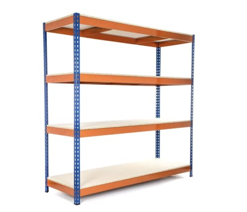 Racking Solutions Steel Shelving Unit 1800mm H x 1800mm W x 600mm D 400KG UDL* Extra Heavy Duty