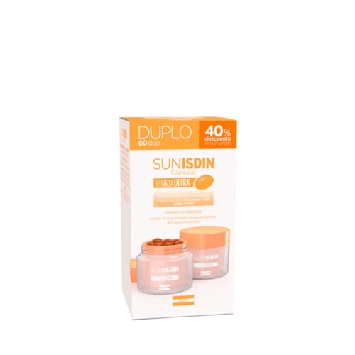 ISDIN SUN Cápsulas Complemento Alimenticio que Ayuda a Preparar la Piel al Sol, 60 Caps