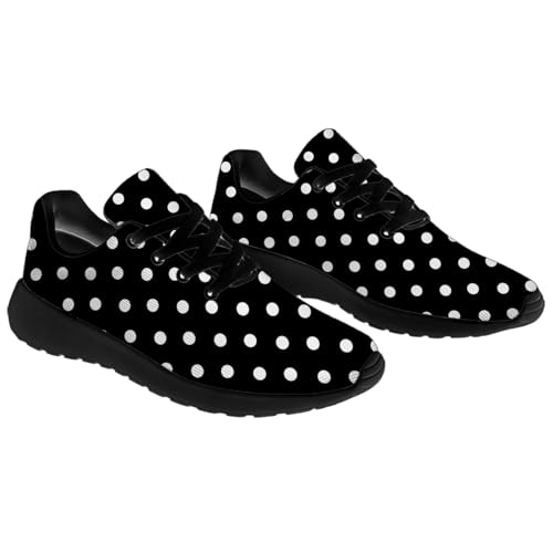 Women's Polka Dot Shoes Running Tennis Shoes Fashion Sneakers4