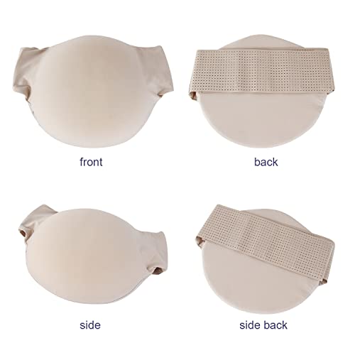 ONEFENG Gefälschter Schwanger Bauch,Atmungsaktiv Fake Schwangerschaftsbauch,Falscher Bauch für Film Requisite