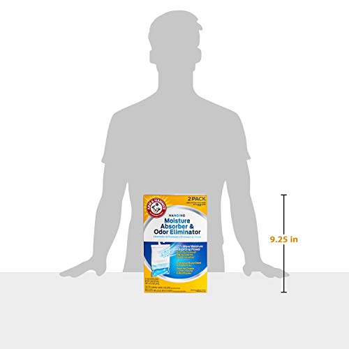 Arm & Hammer Fragrance Free Hanging Moisture Absorber And Odor Eliminator 2 Pack - Traps Moisture For Fresher, Cleaner Air #TOP7