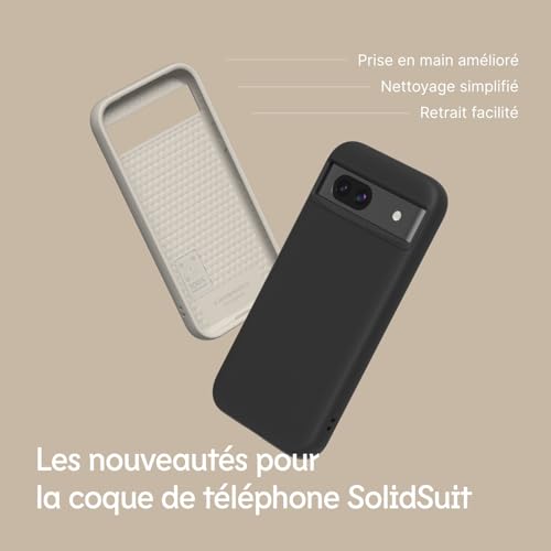 Coque Pixel 8a protection antichoc fine mate RhinoShield SolidSuit