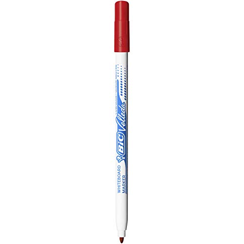 Feutres pour tableau blanc BIC Velleda 1721 rouge pointe fine en boîte de 24 - 3