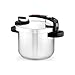 Price comparison product image Braisogona Tekna Fast Pressure Cooker, Stainless Steel modern 6 litre, Grey