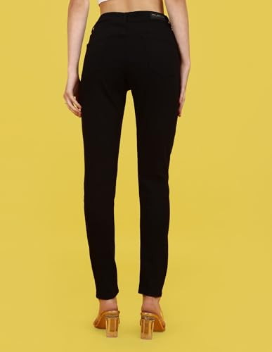 Image of Flying Machine Women's Skinny Fit Jeans| Solid | High Rise | Stretchable | Jeans for Woman