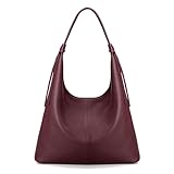 befen Genuine Leather Slouchy Hobo Purses for Women, Casual Hobo Bags Real Top Grain...