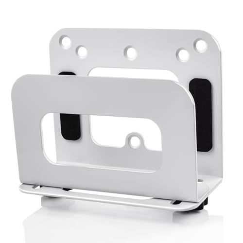 Adjustable Cable Box Wall Mount Or VESA Mount Behind The Monitor, for Mac mini,Switch,Roku,Mini PC,Routers, DVD Players, Streaming Media Player and More (Thickened Metal)