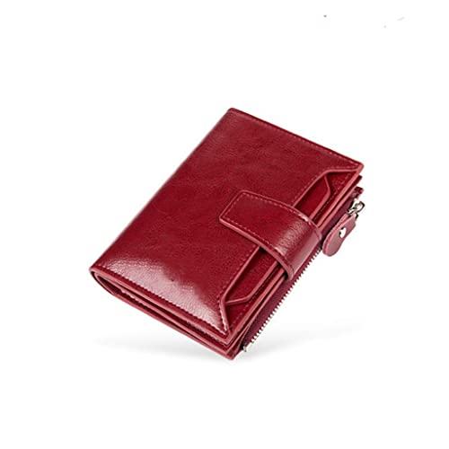 Women's Purse Card Bag Short Large Capacity Folding Zipper Money Clip Wallet Card Bag