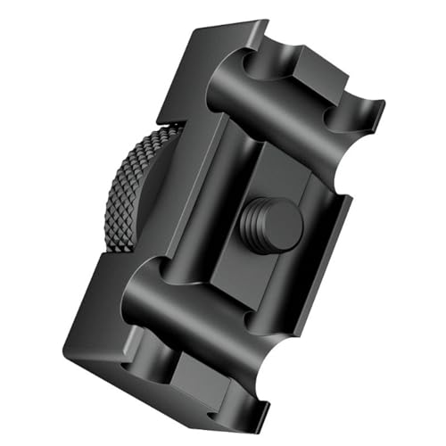 Aluminium-Kamerakabelklemme mit 4-Wege-Steckplätzen für Stative, Hand-Fotografie, leichte Aluminium-Legierung