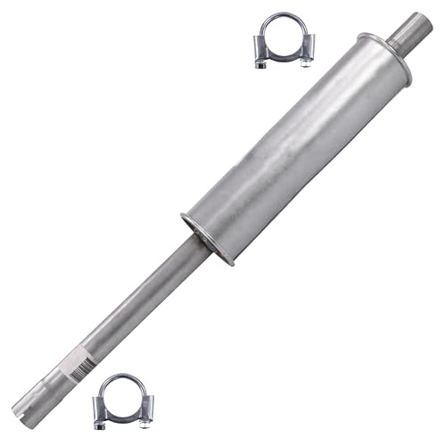 BESTPRICE Set di silenziatori di scarico 1x Silenziatore centrale, con materiale di montaggio Compatibile con VW GOLF 3 (1H1), GOLF 3 Cabriolet (1E7), GOLF 3 Variant (1H5), VENTO (1H2)