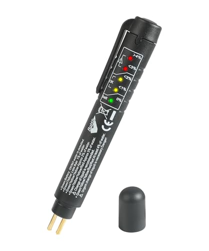 Flaconi Strumento di Prova Automobilistica,Test Liquido Freni,Liquido Freni Tester,Tester del Liquido dei Freni,DOT3 DOT4 DOT5 Fluido Freno Test,Applicabile ai Negozi 4S e ai Proprietari di Auto