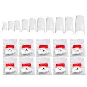 Pink Nail Clipper Manicure strumento Gel acrilico falso Nail Clipper/Edge Cutter Tips Nail Professional + 50pcs bianco francese