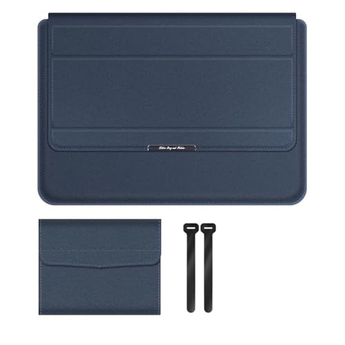 ���b�v�g�b�v�X���[�u�P�[�X�X�^���h�t�� 13 14 15 15.6 17 �C���` �Ή� Huawei/HP/DELL/Macbook ���C�i�[�X���[�u�m�[�g�u�b�N�o�b�O�ɓK���Ă��܂�(Dark Blue,13-14inch)