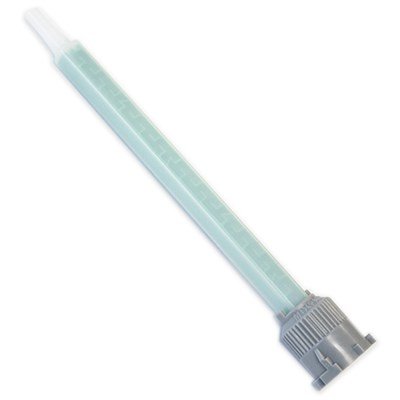 Mixing Nozzles 20 Pack-Green 4.5-inch 24-Element Square Quad-for 50ml/1.7oz Gray-Cap Cartridges (1:1 & 2:1 Ratio)