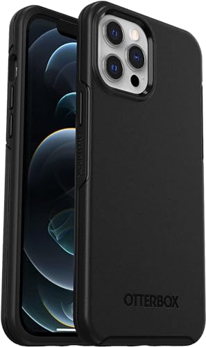 OtterBox - Retail Symmetry+ etui na telefon komórkowy, czarne, iPhone 12 | 12 Pro, MagSafe, 77-80138