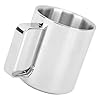 SAXOJONON Mug 304 Stainless Steel Double Wall Insulated Anti Scald Thickened Coffee Mug for Drinking Water (S Size 250ml) #1