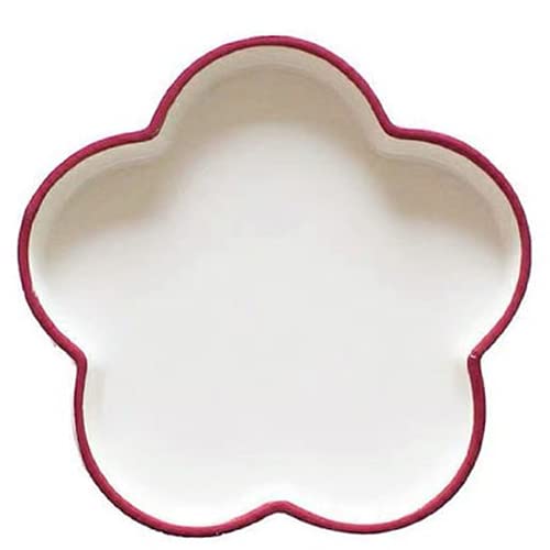 Creativity Ceramic Plates Bread Snack Tray Plate Breakfast Dish Flower Shape Plate