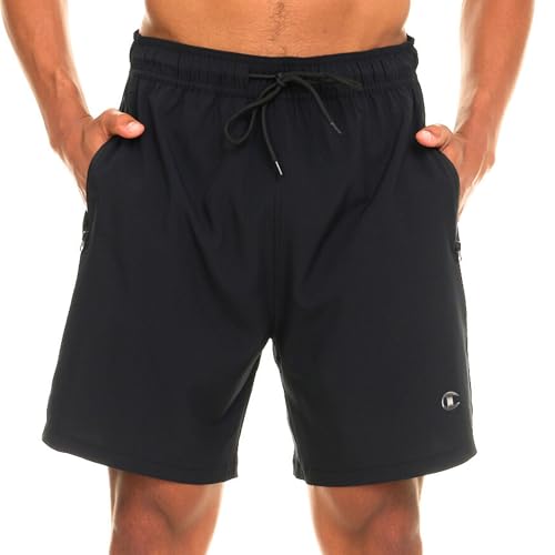 Champion Mens Swim Trunks with Compression Liner, 2 in 1 Mens Bathing Suit Shorts, 7 Inch Inseam Board Shorts for Swimming2
