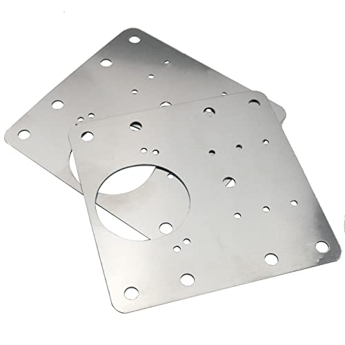 Cabinet Hinge Repair Plate Yhxixi 4Pcs Stainless Steel Square Hinged Cabinet Door Hinge Repair Plate With Screws Kitchen Cupboard Cabinet Wardrobe Window Door Hinge Repairing Fixing Tool #TOP3