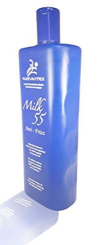 Kleravitex Milk 55 Leave In Conditioner Hair Detangler Cream Treatment 33.80 Oz Anti-Frizz Bottle Deep Conditioner Hair Repair Protectant For Dry And Damaged Hair For Curly Hair And Natural Hair #TOP2