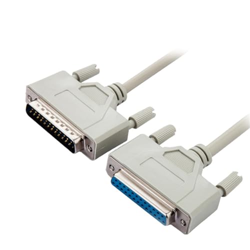 JDOUNFMO DB25 Male to Female Male to Male Female to Female Print Cable Connecting Cable (Color : Male to Female, Size : 1M)