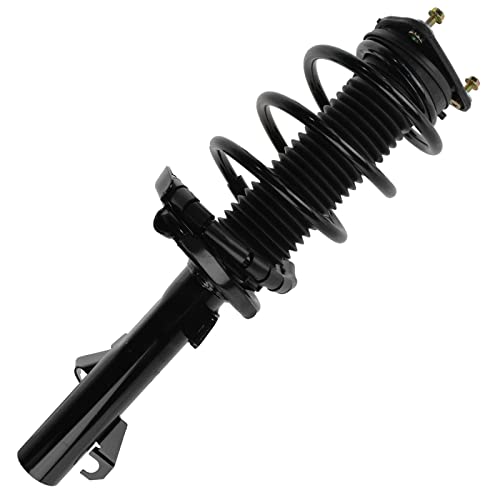 Image of TRQ Front and Rear Complete Strut Assembly & Shock Absorber Kit Complete Strut & Coil Spring Assembly Compatible with 2010-2013 Mazda 3