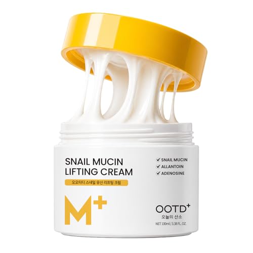 #OOTD Snail Mucin Moisturizer Cream for Face and Neck, Firming & Deep Hydrating Facial Cream...