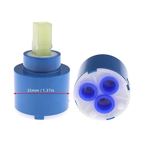 Sing F Ltd 2 X 35Mm Ceramic Disc Cartridge Plastic Shower Lever Mixer Tap Bathroom Basin Repair Replacement Accessories #TOP1