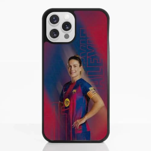 Coque iPhone 12 Pro FC Barcelone noire officielle en TPU souple