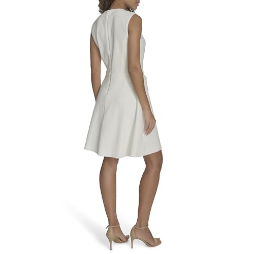 Image of Tommy Hilfiger Women's Pocketed Sleeveless Fit and Flare Dress