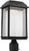 Feiss OL12807TXB-L1 McHenry StoneStrong LED StoneStrong Coastal Outdoor Post Lighting, Black, 1-Light (8"W x 17"H)