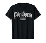 Retro Boricua Puerto Rico Chicago Flag T-Shirt