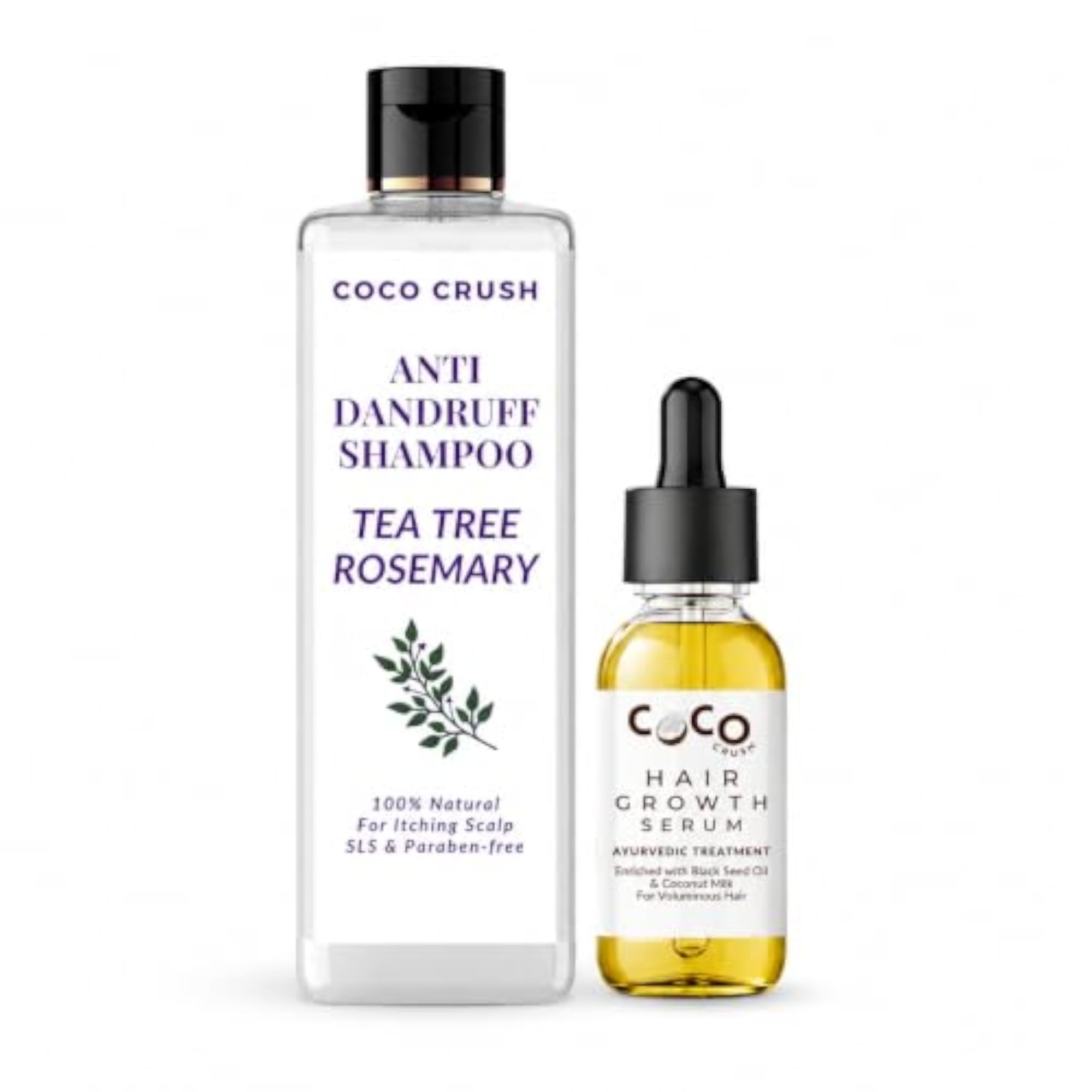Hair Growth Serum & Anti-Dandruff Shampoo Combo