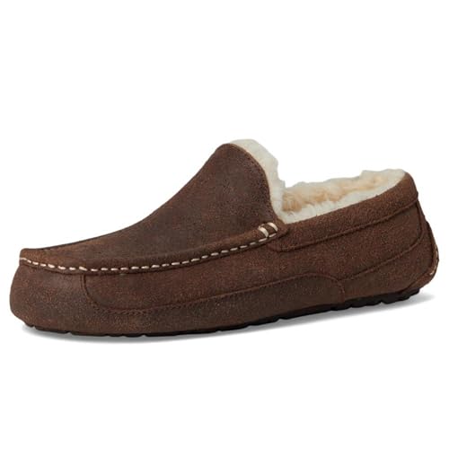 UGG Men's Ascot Leather Distressed Slipper