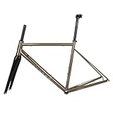 【Contenu de l'emballage】 : cadre, fourche en fibre de carbone, jeu de direction, tige de selle et collier de serrage de la tige de selle. Convient non seulement aux débutants, mais aussi comme cadeau for les amateurs de cyclisme.