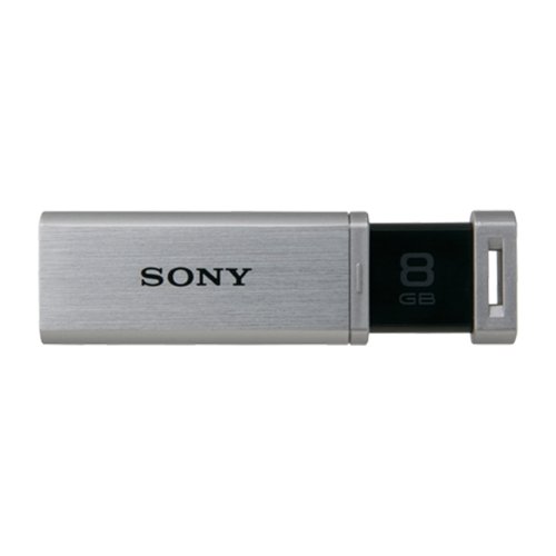 Sony 8GB Micro Vault Q-Series Flash Drive, Silver, 3.0 USB (USM8GQ/S)