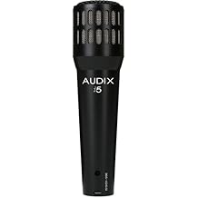 AUDIX i5 Dynamic Instrument Microphone Pro Snare Mic/Guitar Amp Microphone - Black