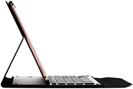 Ottertooth iPad Pro 9.7 Keyboard Case, Ultra-thin Aluminum Portfolio Case, Bluetooth Smart Keyboard with Auto Sleep/Wake, for iPad Pro 9.7-inch, Black