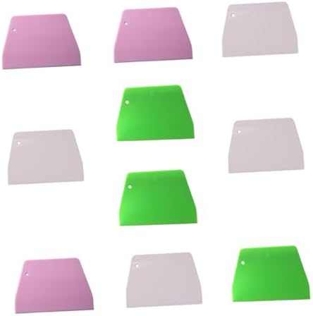 Abaodam 10pcs Plastic Scraper Blades Dough Scraper Kitchen Gadgets Small Tools Kitchenware Bread